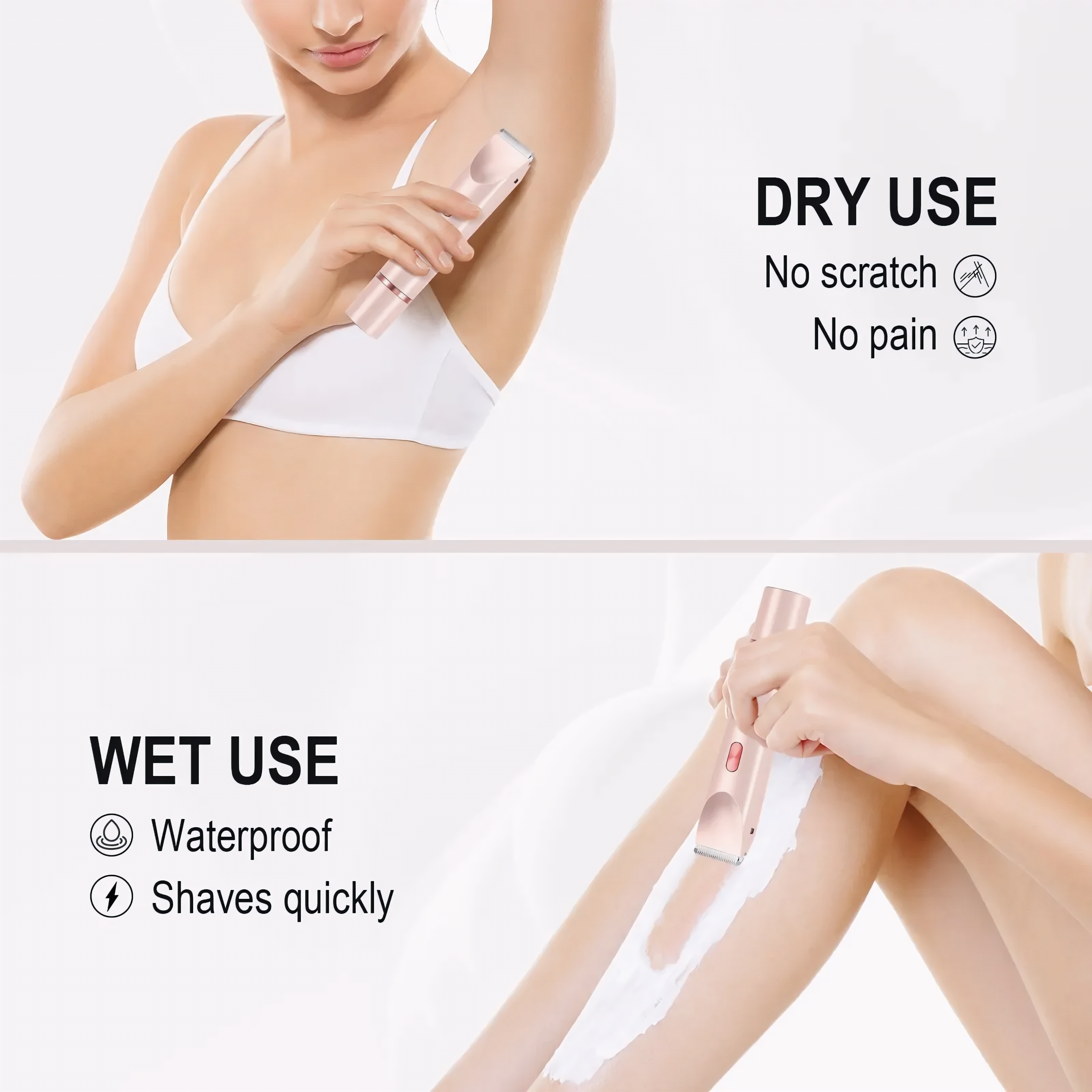2 In 1 Women Electric Razors