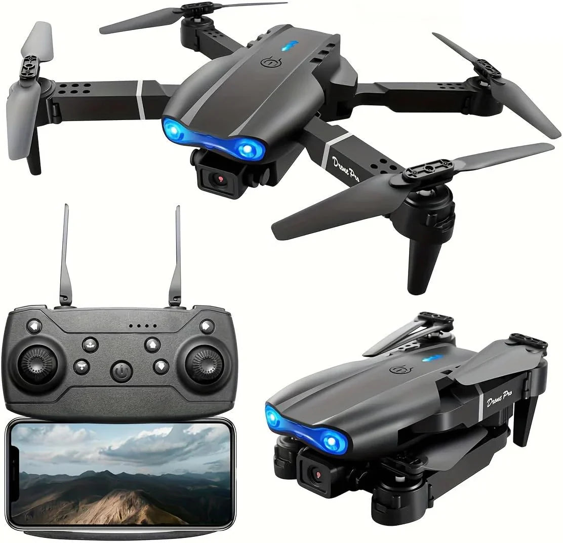 E99 PRO - Professional Drone - 3 Cameras + 3km Flying Range