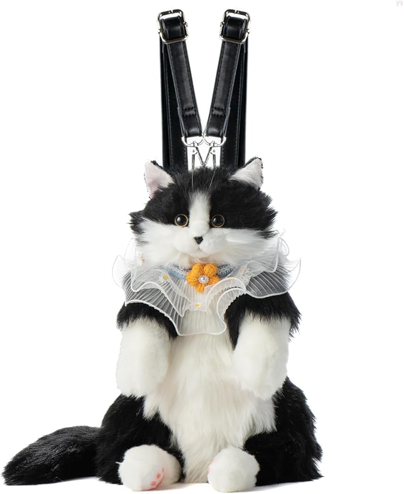 Stuffed Cat Plush Backpack