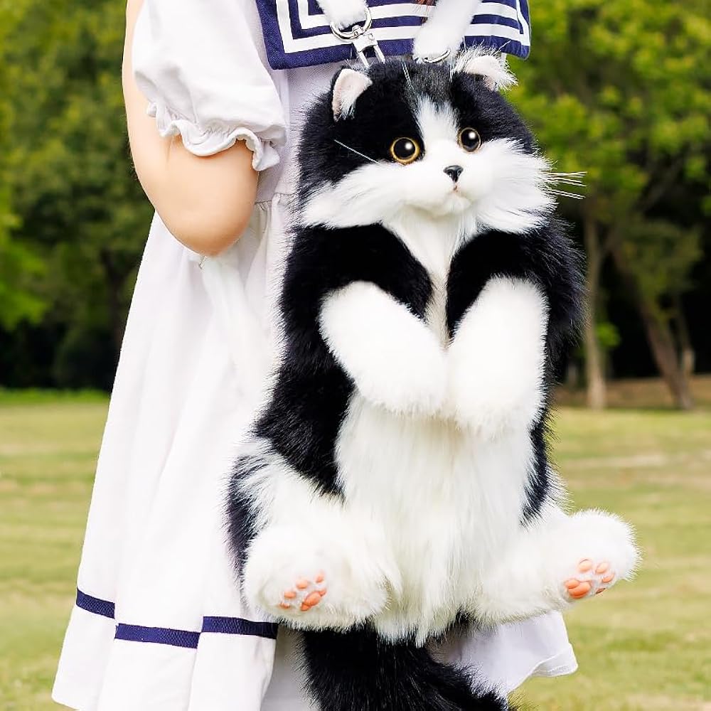 Stuffed Cat Plush Backpack